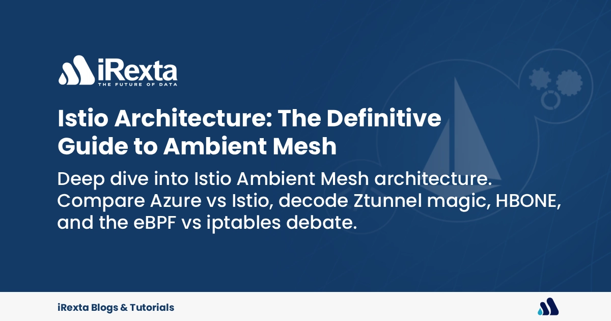 Istio Architecture: The Definitive Guide to Ambient Mesh. Deep dive into Istio Ambient Mesh architecture. Compare Azure vs Istio, decode Ztunnel magic, HBONE, and the eBPF vs iptables debate.