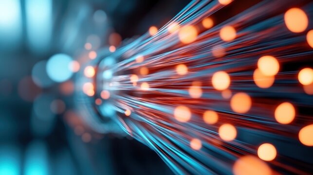 a picture of fiber lines