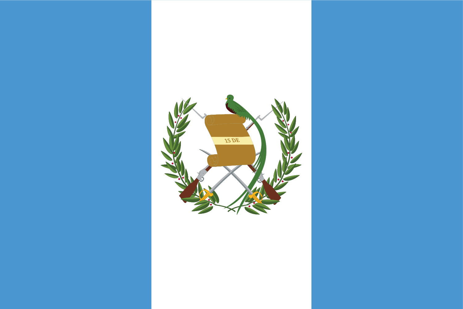 Flag of guatemala