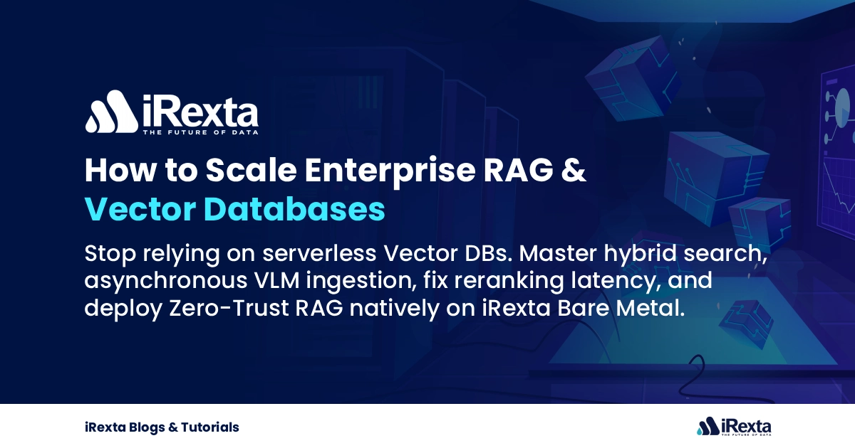 Data engineer deploying self-hosted Milvus vector databases on iRexta bare metal to scale enterprise RAG architectures without cloud egress taxes.